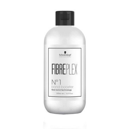Schwarzkopf Fibreplex No.1 Bond booster 500ml (พร้อมถ้วยตวงน้ำยาแถมให้ด้วยนะคะ) ทรีตเม้นท์ชนิดน้ำสำหรับใส่ในผงฟอก สีย้อมผม เพื่อเป้นเกราะปกป้องเส้นใยผม กันผมแห้งเสีย ช่วยเชื่อมพันธะบอนผม ให้ผมแข็งแรง มีความยืดหยุ่น ช่วยให้งานฟอกหรือทำสี ออกมาสวยด้วยที่ผมไ ราคา 4,038 บาท*ส่งฟรี