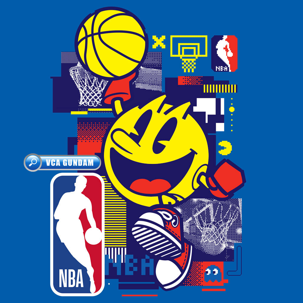 BANDAI ENTRY GRADE EG PAC-MAN PAC MAN LOS ANGELES LAKERS NBA BASKETBALL TEAM โมเดล แพ็คแมน VCA GUNDAM