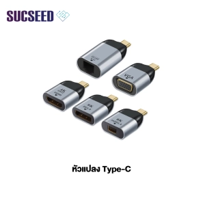 ภาพหน้าปกสินค้าOTG อะแด๊ปเตอร์ หัวแปลง Type-C Computer  LAN(RJ45), DP(1.4), Mini DP , VGA, HDMI ซึ่งคุณอาจชอบราคาและรีวิวของสินค้านี้