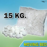 Moving Bed มูฟวิ่งเบด ไบโอมีเดียสีขาว ตัวกรอง ยกกระสอบ 15 kg