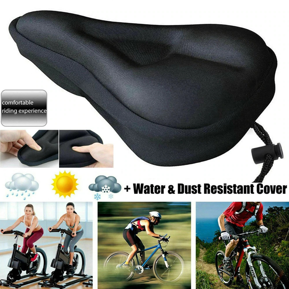 SEHLW953 3D Thickened Comfort Padding Outdoor Cycling Bike Seat Cushion Bicycle Saddle Foam Seat Bike Seat
