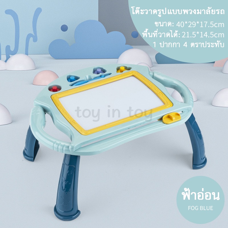 Magnetic drawing board กระดานเขียนลบได้ กระดานแม่เหล็ก กระดานวาดรูป ของเล่นเด็ก เสริมพัฒนาการ แบบโต๊ะ กระดานวาดภาพแม่เหล็ก เขียนลบได้