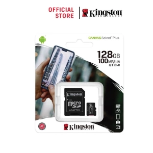 ภาพหน้าปกสินค้าKingston Canvas Select Plus Class 10 microSD Card 128GB (SDCS2/128GB) ที่เกี่ยวข้อง