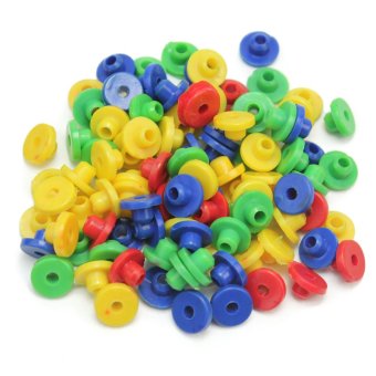 100 Pcs Silicone Tattoo Needle Machine Grommets Nipples Mulit-Color Pin Eye Pad 100 Pcs Silicone Tattoo Needle Machine Grommets Nipples Mulit-Color Pin Eye Pad