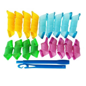2560 18PCS/Set Styling Magic Curl DIY Hair Curlers Tool Rollers Spiral Circle Rollers