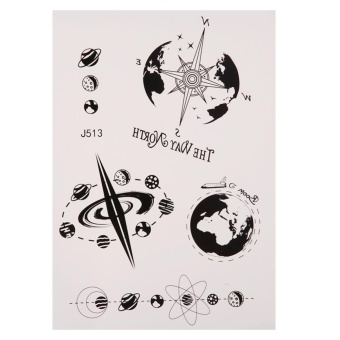 1pc J153 Waterproof Animal Body Art Fake Tattoo Temporary TattooSticker (Black) - intl 1pc J153 Waterproof Animal Body Art Fake Tattoo Temporary TattooSticker (Black) - intl