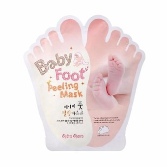 แพค 2 คู่ Baby Foot Mask มาร์กถุงเท้า ปรับเท้านุ่มเหมือนเท้าเด็ก
