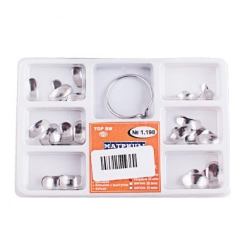 ขายด่วน 30Pcs Each Box Dental Matrix Sectional Contoured Metal MatricesNo.1.198 lmws จัดโปรโมชั่น 30Pcs Each Box Dental Matrix Sectional Contoured Metal MatricesNo.1.198 lmws
