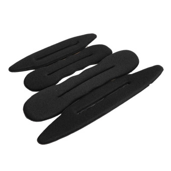 ราคา 4 PCS Magic Foam Sponge Hair Styling Clip Donut Bun Curler Maker Ring Tool (Intl)