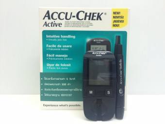 Accu-Chek Active เครื่องเจาะน้ำตาลสำหรับผู้ป่วยเบาหวาน