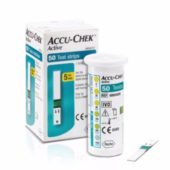 Accu-Chek แอคทีฟ แถบตรวจน้ำตาล ขนาด 50 ชิ้น