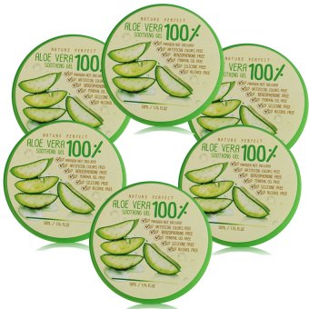 Aloe Vera Nature perfect Soothing 100% 50 ml สุดยอดเจลว่านหางจระเข้ 6 กระปุก Aloe Vera Nature perfect Soothing 100% 50 ml สุดยอดเจลว่านหางจระเข้ 6 กระปุก