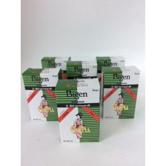 เสนอราคา Bigen บีเง็นยาย้อมผมแบบผง สีดำธรรมชาติ 6 กรัม 6กล่อง รีวิว Bigen บีเง็นยาย้อมผมแบบผง สีดำธรรมชาติ 6 กรัม 6กล่อง