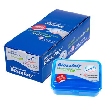 Biosafety ไหมขัดฟันชนิดด้าม ไบโอเซฟตี้ กลิ่นมิ้นท์ Size M ขนาดกลาง(6 กล่อง) Biosafety ไหมขัดฟันชนิดด้าม ไบโอเซฟตี้ กลิ่นมิ้นท์ Size M ขนาดกลาง(6 กล่อง)