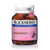 Blackmores Grape Seed Forte 12000mg. แบลคมอร์ส เกรพซีด ฟอร์ท 30 เม็ด Blackmores Grape Seed Forte 12000mg. แบลคมอร์ส เกรพซีด ฟอร์ท 30 เม็ด