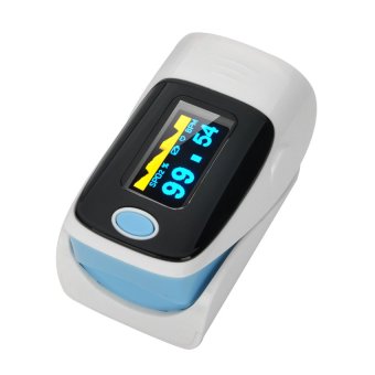 Blue FDA Finger Pulse Oximeter Blood Oxygen SpO2 Monitor OLED PulseRate monitor  - Intl