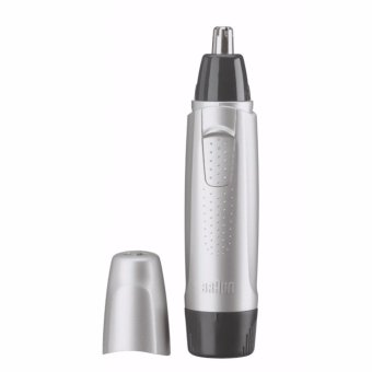 BRAUN เครื่องตัดขนจมูก รุ่น EN10 สีเทา - สีเงิน BRAUN เครื่องตัดขนจมูก รุ่น EN10 สีเทา - สีเงิน