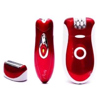 ประเทศไทย เครื่องถอนขน เครื่องถอนขนรักแร้ เครื่องถอนขนไฟฟ้า Browns Lady Shaver 3in1 เครื่องกำจัดและถอนขน รุ่น BS-3068(Red)
