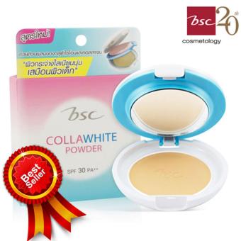 BSC COLLAWHITE POWDER SPF 30 PA++ สี C2 สำหรับผิวขาวเหลือง ถึงผิวสองสี ผิวกระจ่างใสเนียนนุ่ม เสมือนผิวเด็ก ด้วยแป้งผสมรองพื้น เนื้อละเอียด https://th-live-02.slatic.net/p/5/bsc-collawhite-powder-spf-30-pa-c2-1499862624-43723762-e145f0e28159ebbe1fea5120681fca0f-product.jpg