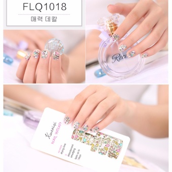 CHANEE Korean Nail Art Sticker สติกเกอร์ติดเล็บลอกลายจากเกาหลี - No.FLQ1018 CHANEE Korean Nail Art Sticker สติกเกอร์ติดเล็บลอกลายจากเกาหลี - No.FLQ1018