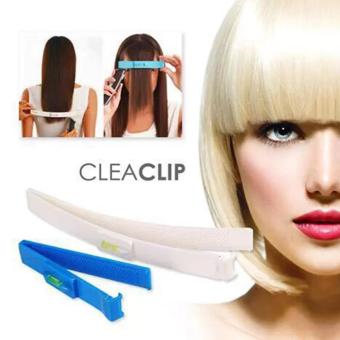 2560 Crea Clip อุปกรณ์ช่วยตัดผมหน้าม้า (สีขาว - ฟ้า)