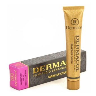 Dermacol Make Up Cover Foundation No.218 ครีมรองพื้น เดอร์มาคอล ปกปิดรอยสัก สำหรับผิวสองสี-เหลือง ฉลากไทย จำนวน 1 กล่อง Dermacol Make Up Cover Foundation No.218 ครีมรองพื้น เดอร์มาคอล ปกปิดรอยสัก สำหรับผิวสองสี-เหลือง ฉลากไทย จำนวน 1 กล่อง