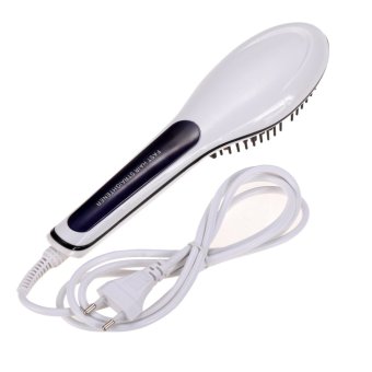 ซื้อ/ขาย Digital Electric Hair Straightener Comb Heating Detangling Hair Brush EU Plug
