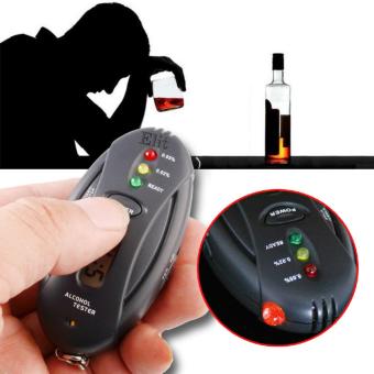 Elit เครื่องวัดแอลกอฮอล์ แบบพวงกุญแจ พร้อมนาฬิกาจับเวลา Breath Alcohol Tester (Black) June 2018 - 2 Elit เครื่องวัดแอลกอฮอล์ แบบพวงกุญแจ พร้อมนาฬิกาจับเวลา Breath Alcohol Tester (Black) - 2
