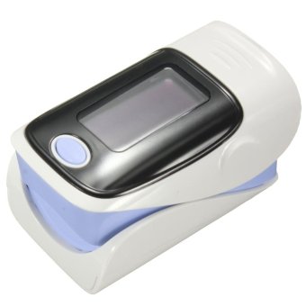 ขาย Finger Fingertip Blood Oxygen Meter SPO2 OLED Pulse Heart Rate Monitor Oximeter (White-Purple) - Intl