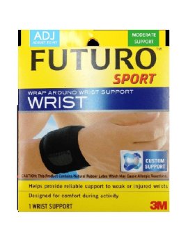 Futuro Sport Wrap Around Wrist Support อุปกรณ์พยุงข้อมือ ฟูทูโร่ชนิดปรับกระชับได้ รุ่น 46378 Futuro Sport Wrap Around Wrist Support อุปกรณ์พยุงข้อมือ ฟูทูโร่ชนิดปรับกระชับได้ รุ่น 46378