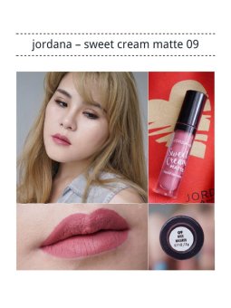 ลดราคา Jordana sweet cream matte liquid color #9 Rose Macaron ขายด่วน Jordana sweet cream matte liquid color #9 Rose Macaron