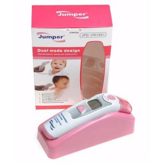 Jumper ที่วัดไข้ทางหน้าผากแบบอินฟราเรด รุ่น JPD FR100+ (สีชมพู)