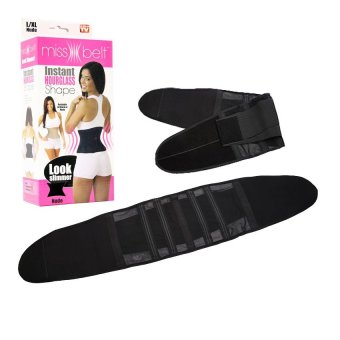 ราคา Kaidee Slim Belt เข็มขัดนาฬิกาทราย รัดเอวคอด (size 25-32") - สีดำ