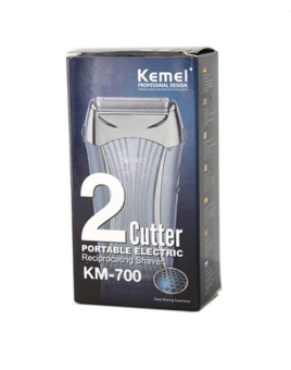 Kemei Speed เครื่องโกนหนวดไฟฟ้าไร้สายขนาดพกพา รุ่น KM-700 (เทา) July 2018 - 2 Kemei Speed เครื่องโกนหนวดไฟฟ้าไร้สายขนาดพกพา รุ่น KM-700 (เทา) - 2