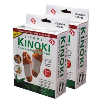 Kinoki Detox Foot Pad แผ่นแปะเท้าดูดสารพิษ ล้างสารพิษ 2 กล่อง