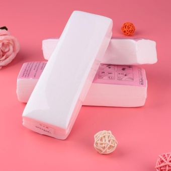 ประเทศไทย Lady 100Pcs Wax Strips Depilatory Papers Leg Body Hair Removal Nonwoven Cloth - intl