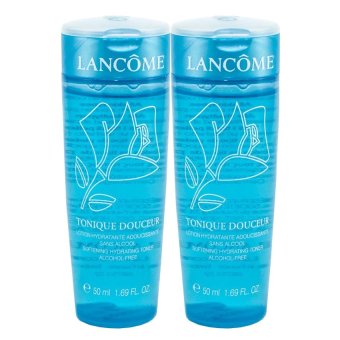 Lancome Tonique Douceur Softening Hydrating Tonerโทนเนอร์สูตรปราศจากแอลกอฮอล์ ช่วยขจัดคราบสิ่งสกปรก 50ml (2 ขวด) Lancome Tonique Douceur Softening Hydrating Tonerโทนเนอร์สูตรปราศจากแอลกอฮอล์ ช่วยขจัดคราบสิ่งสกปรก 50ml (2 ขวด)