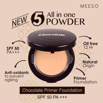 Meeso Chocolate Primer Foundation SPF50 PA+++ #23 (ผิวเหลือง) มีโซแป้งชอกโกแลตไพร์มเมอร์ ผสมรองพื้น June 2018 - 5 Meeso Chocolate Primer Foundation SPF50 PA+++ #23 (ผิวเหลือง) มีโซแป้งชอกโกแลตไพร์มเมอร์ ผสมรองพื้น - 5