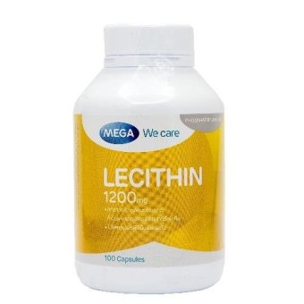 Mega Lecithin เลซิติน พัฒนาสมอง ความจำ ลดความเครียด เร่งเผาผลาญไขมัน 100 แคปซูล (Yellow) Mega Lecithin เลซิติน พัฒนาสมอง ความจำ ลดความเครียด เร่งเผาผลาญไขมัน 100 แคปซูล (Yellow)