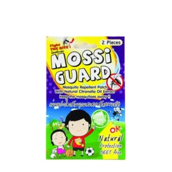 2560 Mossi Guard แผ่นแปะกันยุง จากธรรมชาติปลอดภัย ไม่มีสารเคมี 15ซอง 30แผ่น