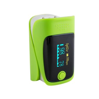New Arrival Portable LED Finger Pulse Oximeter Blood Oxygen SpO2 PR Monitor Green - intl