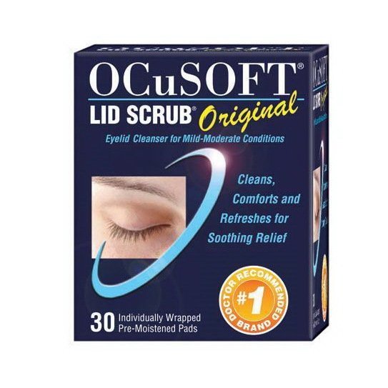 OCuSOFT Lid Scrub Original Pad แผ่นสครับเปลือกตา 30 แผ่น : image OCuSOFT Lid Scrub Original Pad แผ่นสครับเปลือกตา 30 แผ่น