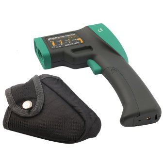 OH MASTECH MS6530 LCD Display Infrared Thermometer Centigrade Fahrenheit Black   Green