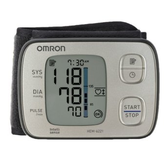 OMRON เครื่องวัดความดันแบบข้อมือ รุ่น HEM-6221