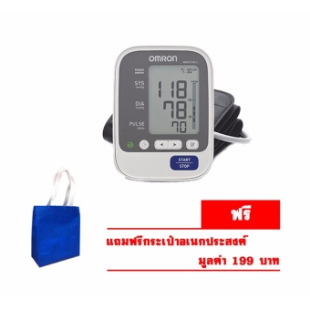 Omron เครื่องวัดความดัน รุ่น HEM-7130(+กระเป๋าอเนกประสงค์)