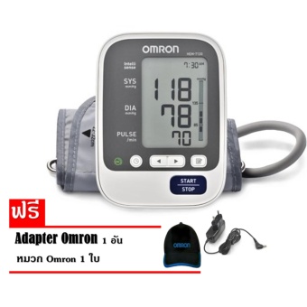 ขาย Omron เครื่องวัดความดัน รุ่น HEM-7130 (แถมฟรี Adapter Omron และหมวก OMRON มุลค่าราคา 759 บาท)