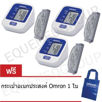 Omron เครื่องวัดความดัน รุ่น HEM-8712 (3 เครื่อง) แถมฟรี กระเป๋าOmron 1 ใบ Omron เครื่องวัดความดัน รุ่น HEM-8712 (3 เครื่อง) แถมฟรี กระเป๋าOmron 1 ใบ