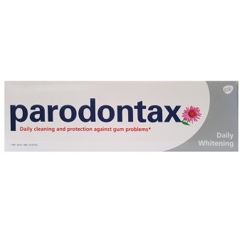 PARODONTAX พาโรดอนแทกซ์ ยาสีฟันเดลี่ ไวท์เทนนิ่ง 150 กรัม PARODONTAX พาโรดอนแทกซ์ ยาสีฟันเดลี่ ไวท์เทนนิ่ง 150 กรัม