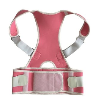 2560 plusslim back brace posture เสื้อเสริมหลังตรง เพื่อบุคลิกภาพให้ดูดี (สีชมพู)