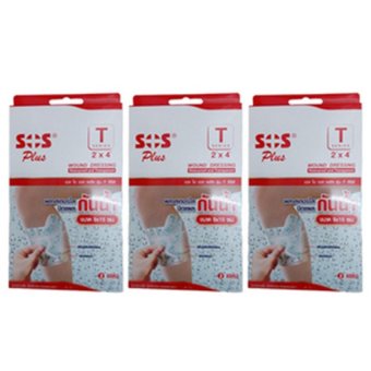 สนใจซื้อ SOS Plus T พลาสเตอร์ปิดแผลแบบใส กันน้ำ ขนาด 9 x 15 ซม. 2แผ่น/กล่อง(3กล่อง) ลดราคา SOS Plus T พลาสเตอร์ปิดแผลแบบใส กันน้ำ ขนาด 9 x 15 ซม. 2แผ่น/กล่อง(3กล่อง)
